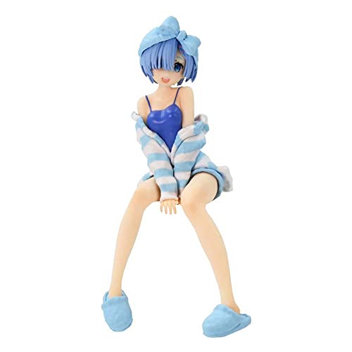 Furyu- Figura Noodle Stopper Rem Room Wear Re:Zero 14Cm, Colore Black, 141795