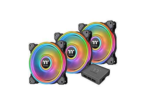 Thermaltake Riing Quad 12 Rgb Radiator Fan Tt Premium Edition 3 Pack / Case Fan