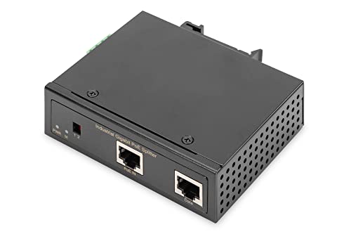 Digitus Dn-651111 Divisore Di Rete Black Supporto Power Over Ethernet (Poe), Nero, 1 Gbit/S