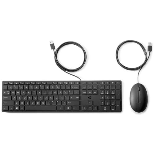 Hp Wired Desktop 320Mk Mouse And Keyboard, W128268293 (Keyboard)