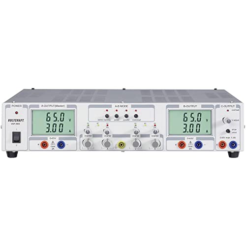 Voltcraft Vsp 2653 Alimentatore Da Laboratorio Regolabile 0.1-65 V/Dc 0-3 A 399 W Num. Uscite 3 X