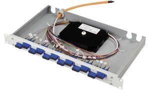 'Telegärtner H02030B9000 "In Fibra Ottica Patch Panel Base Eco Con 12 X St Grigio Chiaro