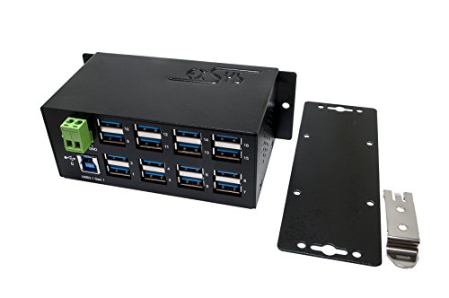 Exsys Ex-1113Hms Usb 3.0 (3.1 Gen 1) Type-B 5000Mbit/S Nero Perno E Concentratore