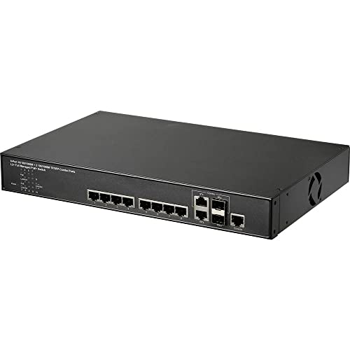 Renkforce Rf-Msw-600 Switch Di Rete Rj45/Sfp+ 8+2 Porte 1 Gbit/S Funzione Poe