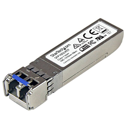 Startech.Com Modulo Ricetrasmettitore Sfp+ In Fibra 10 Gigabit, Compatibile Con Cisco Sfp-10G-Lr, Sm Lc 10 Km