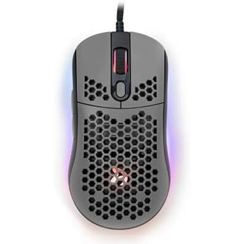 Arozzi Raton Gaming Favo Ultra Light Schwarz/Grau