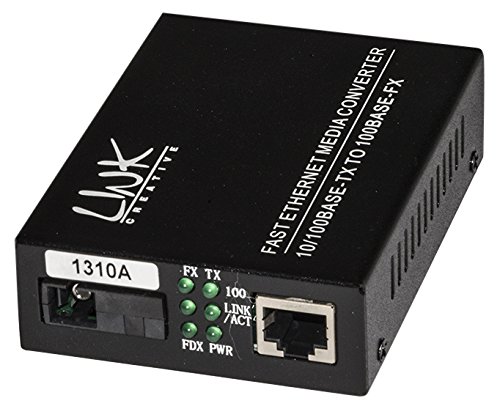 Link Lkmcwd Coppia Media Converter 10/100Base-T A 100Base-Fx Singlemode Wdm Singola Fibra Ottica Bidirezionale 1310/1550Nm