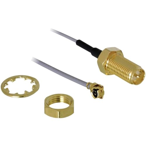 Delock 88379 - Cavo Antenna Wlan Da Ipex Maschio A Sma Femmina, 0,4 M