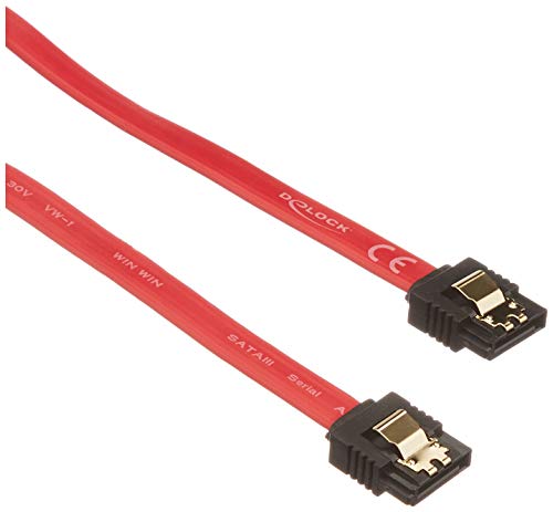 Delock 82677 Cavo Sata 0,5 M Rosso