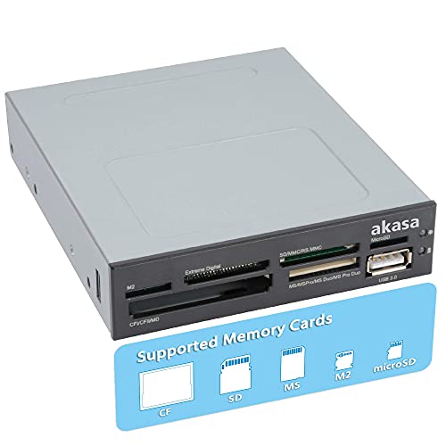 Akasa Ak-Icr-07 Lecteur De Carte Mémoire Usb 2.0 Interne