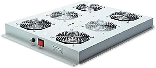 Digitus Lp7553 Kit 4 Ventole Con Termostato Per Armadi Linea Server, Grigio Chiaro