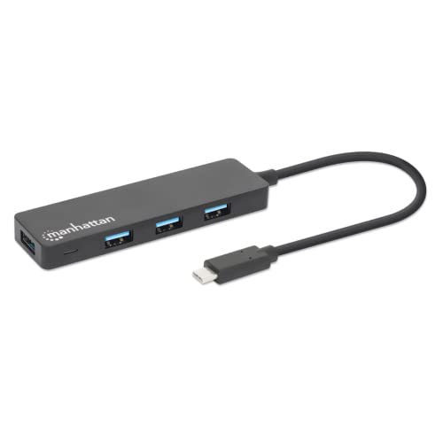 Manhattan 4-Port Usb 3.2 Gen 1 Hub C-Stecker Auf 4X A-Buchse