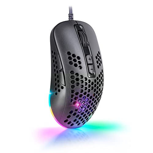 Defender Ratã“N Gaming Con Cable Shepard Gm-620L Rgb. 7 Botones, 12800 Ppp
