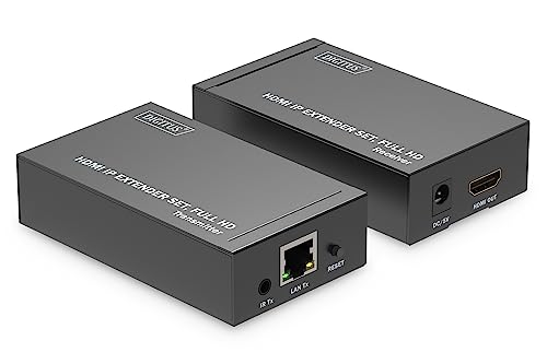 Digitus Set Extender Video Hdmi Ip, 120M Full Hd, 1080P