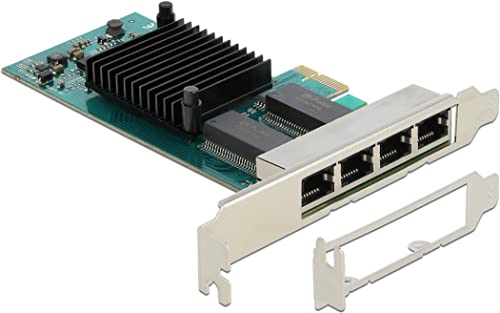 Delock Pci Express X1 Carta 4 X Rj45 Gigabit Lan I350