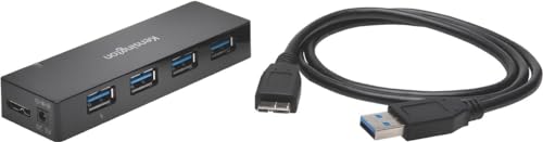 Kensington Usb 3.0 4-Port Hub + Charging Perp