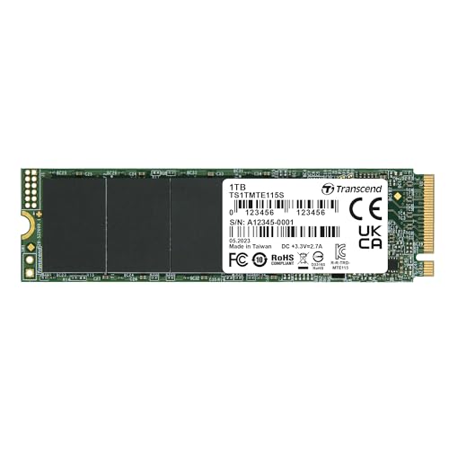 Transcend 1Tb M.2 2280 Pcie Gen3X4 Nvme Tlc Dr