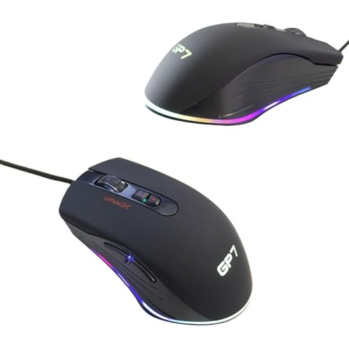 Alantik Mouse Usb Gaming Mogp07 7 Pulsanti Nero Led Rgb Marca