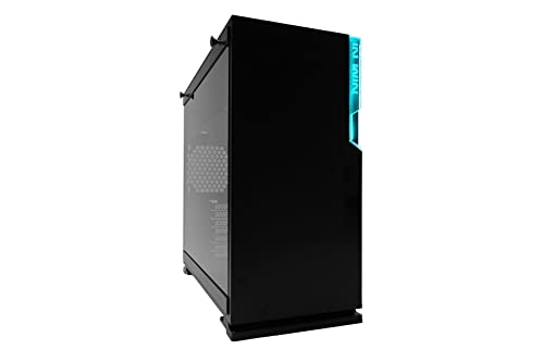 In Win 101C Midi-Tower Black Computer Case - Computer Cases (Midi-Tower, Pc, Acrylonitrile Butadiene Styrene (Abs), Secc, Tempered Glass, Atx,Micro-At