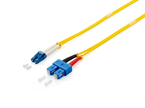 Equip 254336 Cavo A Fibre Ottiche 10 M Os2 Lc Sc Giallo