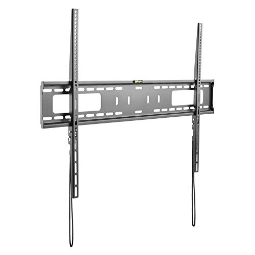 Startech.Com Supporto Da Muro Per Tv A Schermo Piatto, Fisso, Braccio Per Tv Vesa, Disegno A Basso Profilo Costruito In Acciaio Robusto