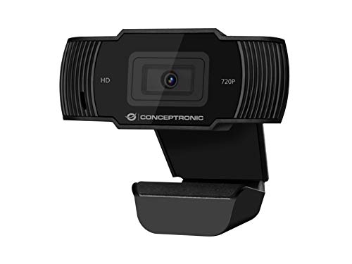 Conceptronic - Webcam Fhd Admis 720P - Usb - 3.6Mm - 30 Fps - Ángulo Visión 68º - Micrófono Integrado