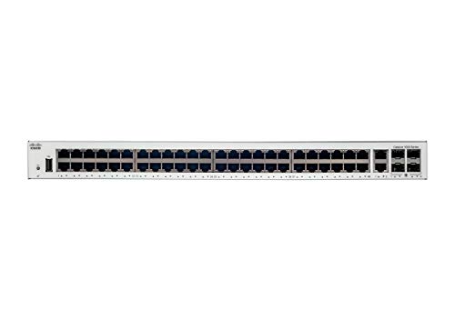 Cisco Catalyst 1000-48T-4G-L - Switch Di Rete A 48 Porte Gigabit Ethernet (Gbe), 4 Porte Uplink Sfp Da 1G, Garanzia Limitata A Vita Con Formula Avanza