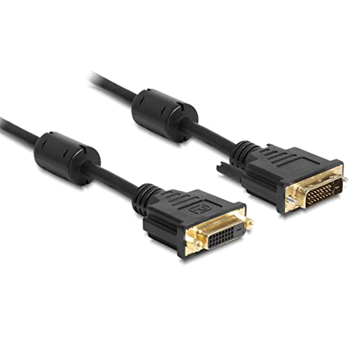 Delock Dvi-D/Dvi-D 3M Cavo Dvi Nero