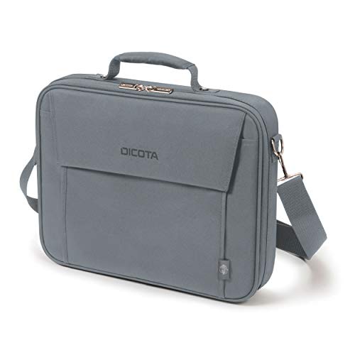 Dicota Multi Base 14-15.6 - Borsa Leggera Per Computer Portatile Con Imbottitura Protettiva, Colore Grigio
