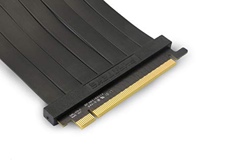 Phanteks Ph-Cbrs_Pr22 – Cavo Riser Pci-E 3.0 X16 Con Tecnologia Ad Alta Velocità Schermata, 220 Mm, Adattatore 90O