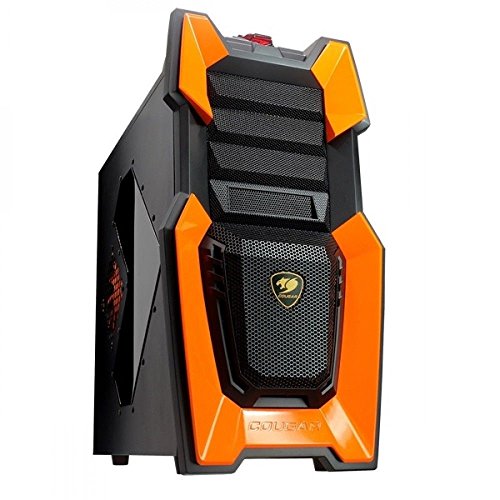Cougar Challenger Arancione Pc Midi Tower Di Gomma