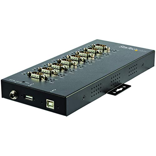 Startech.Com Adatattore Seriale Industriale Rs-232/422/485 A 8 Porte Usb, Protezione Esd 15 Kv