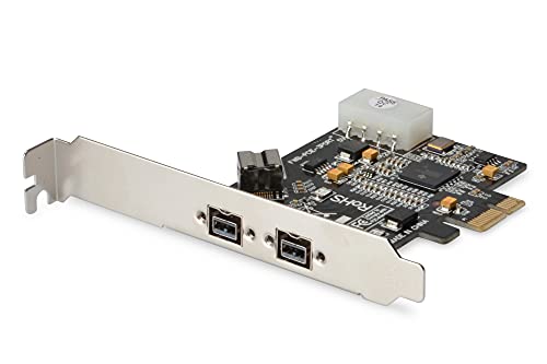 Digitus Ds302032 Scheda Pci-Express Firewire Con 2 Porte Ieee1394B 9 Poli Esterne E 1 Interna