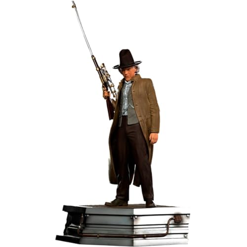 Retour Vers Le Futur 3 - Doc Brown - Statuetta 1:10 Art Scale - 32Cm