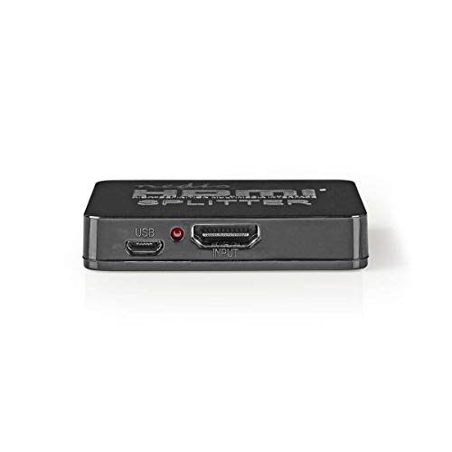 Splitter Hdmi T | 2-Port Port(S) | Ingresso Hdmi T | 2X Uscita Hdmi T | 4K@30Hz | 2.25 Gbps | Abs / Pvc | Nero
