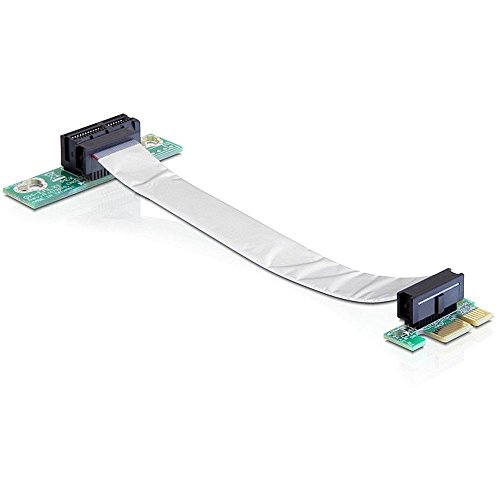 Delock Riser Card Pci Express X1 With Flexible Cable Left Insertion
