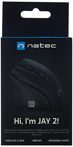 Natec Raton Jay 2 Wireless 1600Dpi Optical Nero
