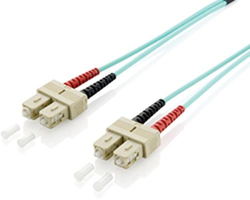 Equip 255329 Cavo A Fibre Ottiche 0,5 M Om3 Sc Turchese