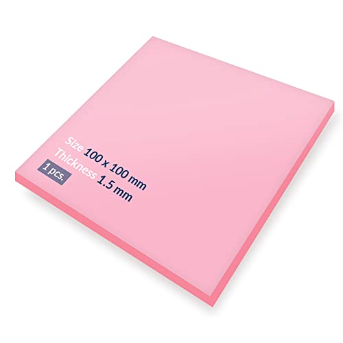 Arctic Thermal Pad Basic, 4 Pezzi (100 X 100 X 1,5 Mm) - Materiale Apt2012, Gap Filler, Manipolazione Sicura, Antiaderente, Facile Da Applicare, Rimuo
