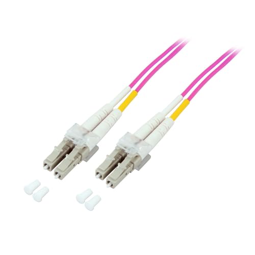 Efb-Elektronik Duplex Jumper Lc-Lc 50/125, Om4, Lszh, Erika Violetta, 2,0 Mm, 3 M