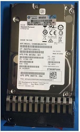 Hewlett Packard Enterprise Hdd 300Gb 12G 15K Sff Sas, 872842-B21, 804534