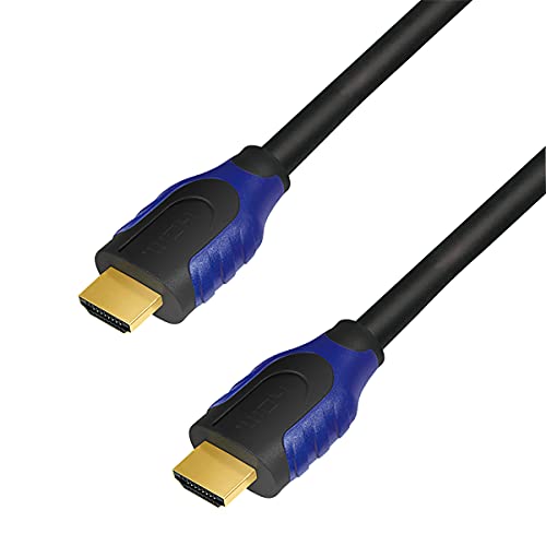 Logilink Ch0061 - Cavo Hdmi Ad Alta Velocità Con Ethernet Per Risoluzioni Fino A 4096 X 2160, Ultra Hd E 3D, 1 M
