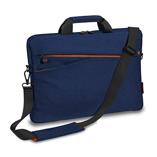 Pedea Borsa Per Pc Portatile "Fashion" Borsa Per Notebook Fino A 17,3 Pollici (43,9 Cm) Borsa Con Tracolla, Blu