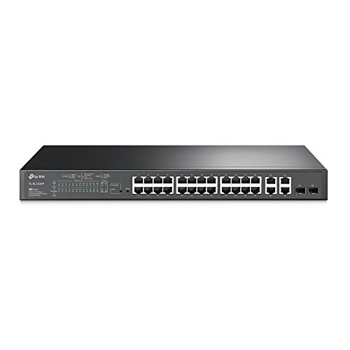 Tp-Link T1500-28Pct Gestito L2 Fast Ethernet (10/100) Nero 1U Supporto Power Over Ethernet (Poe)