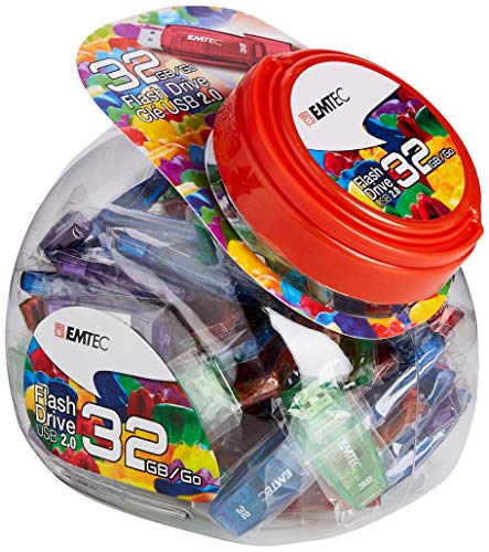 Emtec Usb-Stick 32 Gb C410 Usb 2.0 Candy Jar 80 Pcs.