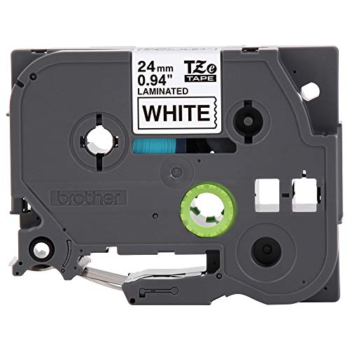 Brother Tze-251 Nastro Per Etichettatrice Nero Su Bianco