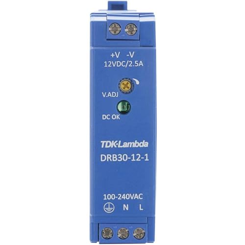 Tdk -Lambda Drb-30-12-1 - Alimentatore Di Rete A Guida Din 12 V/Dc 2,5 A, 30 W, 1 X