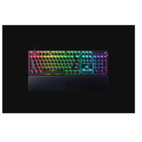 Razer Huntsman V3 Pro - Tastiera Ottica Analogica E-Sport (Manopola Digitale Multifunzione E Pulsante Di Controllo, Testurizzati Doubleshot Pbt) Layou