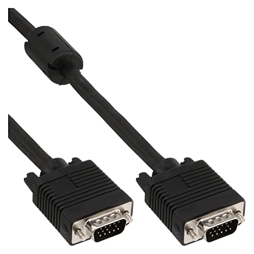 Inline 20361 Cavo S-Vga, Sub-D 15Pin Hd Maschio A Sub-D 15Pin Hd Maschio, 5M, 1X Ferrite Nero