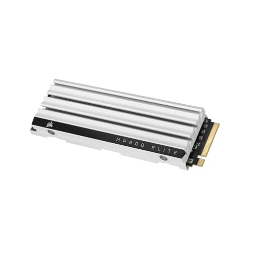 Corsair Mp600 Elite 2Tb M.2 Pcie Gen4 X4 Nvme Ssd - Ottimizzato Per Ps5 - Dissipatore Incluso - M.2 2280 - Fino A 7.000Mb/Sec Di Lettura Sequenziale -
